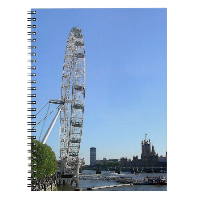 Carnet avec London Eye Ferris Wheel (Devant)