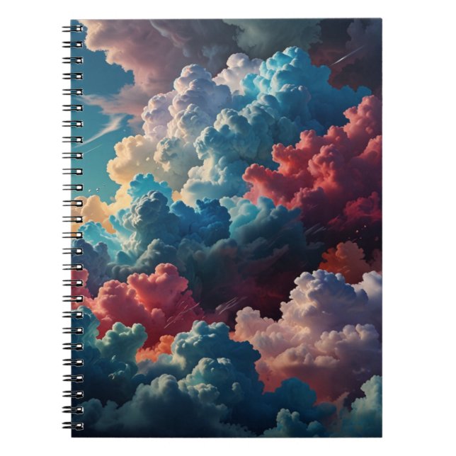 Carnet avec nuage Abstrait (Devant)