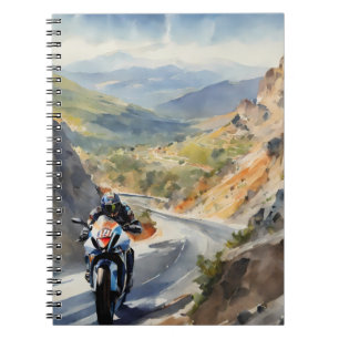Carnet Aventure à grande vitesse dans un paysage montagna