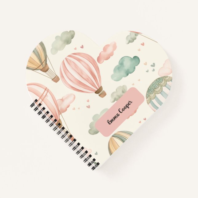 Carnet Aventure Ballons pour Enfants (Devant)