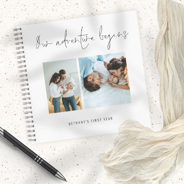 Carnet Aventure Commence Script Baby First Year 2 Photos (Créateur téléchargé)