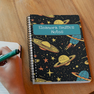 Carnet Aventure Cosmique I Espace Dessiné à la Main