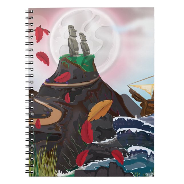 Carnet Aventure de l'île de Pâques (Devant)