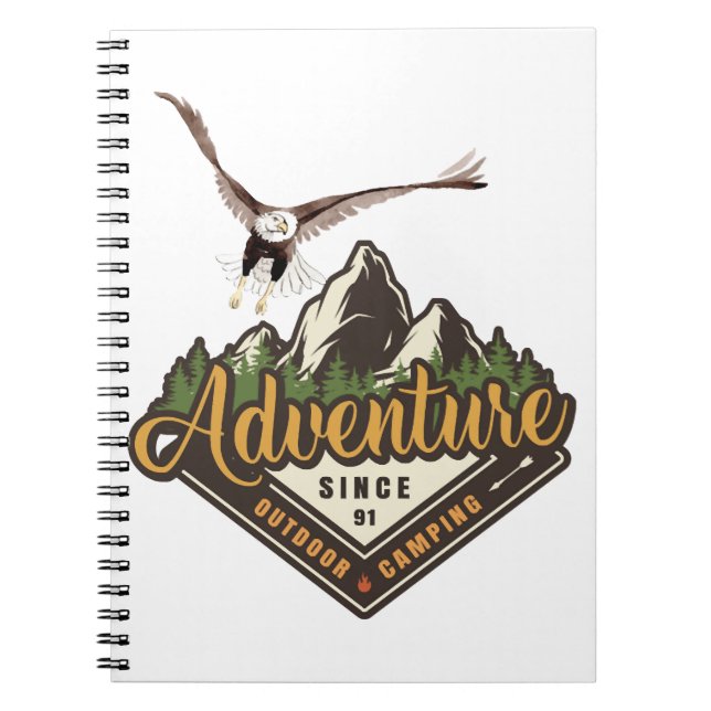 Carnet Aventure Eagle Randonnées Montagnes (Devant)