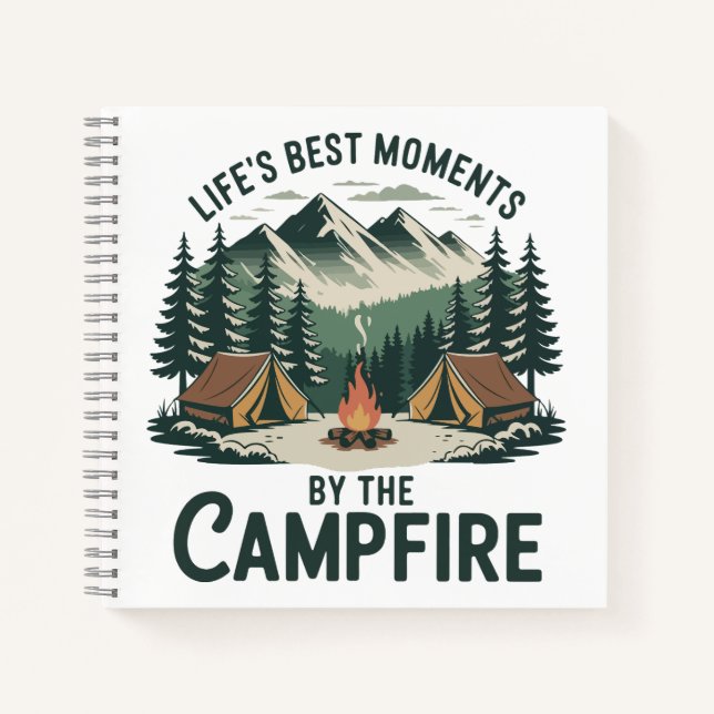 Carnet Aventure Moments autour du feu de camp  (Devant)