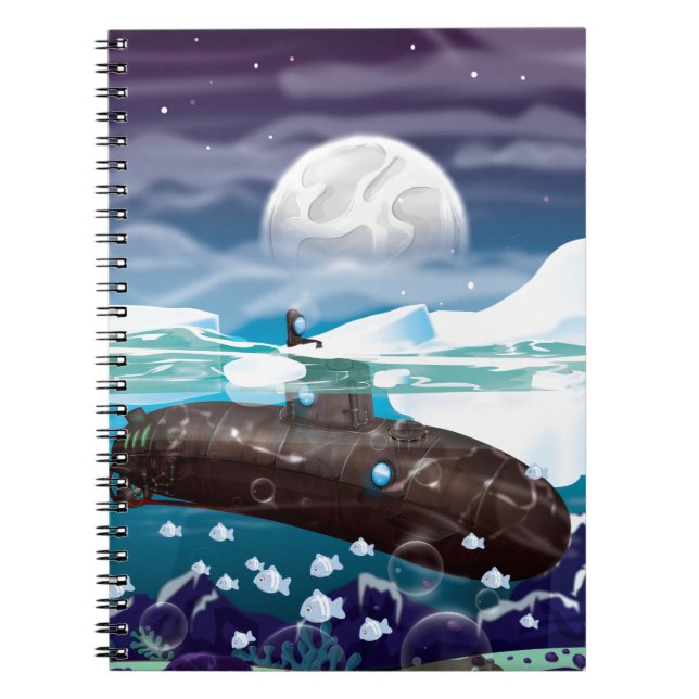 Carnet Aventure sous-marine arctique (Devant)