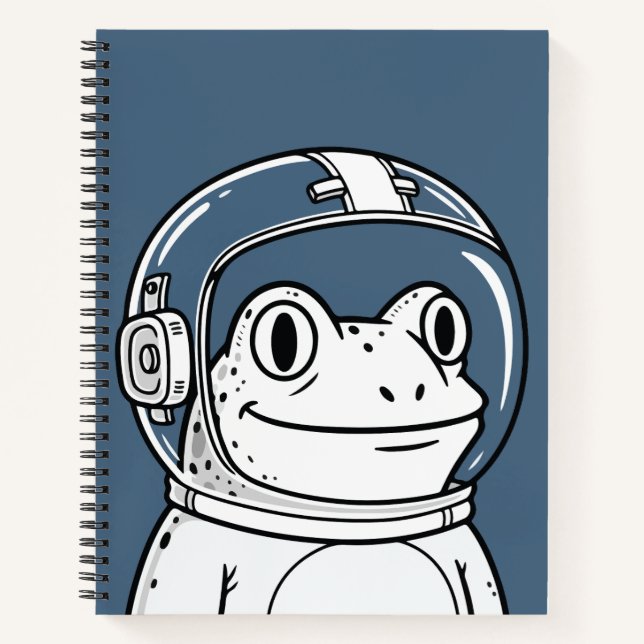 Carnet Aventure spatiale de la grenouille astronaute mign (Devant)