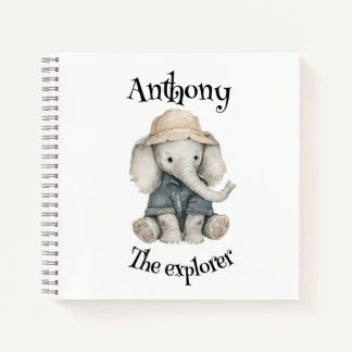 Carnet Aventures Safari Bébés | Animaux à l'aquarelle mig
