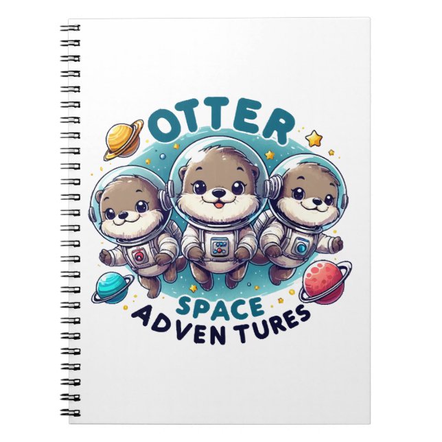 Carnet Aventures spatiales de la loutre (Devant)