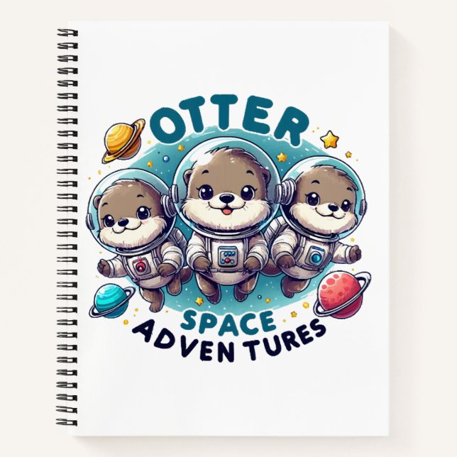 Carnet Aventures spatiales de la loutre (Devant)