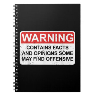 Carnet Avertissement Contient Des Faits Et Des Opinions C