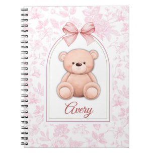 Carnet Avery Conception personnalisée d'ours en peluche