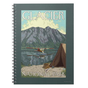 Carnet Avion de Bush et pêche - parc national de glacier,