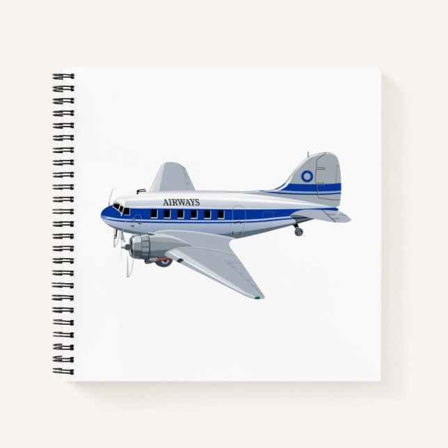 Carnet Avion de dessin (Devant)