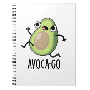 Carnet Avoca-go Blague drôle de pun sur l'avocat