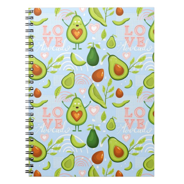 Carnet Avocado Love (Devant)