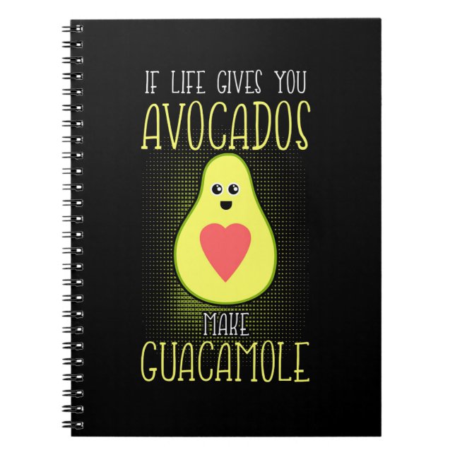 Carnet Avocados fabrique la guacamole (Devant)