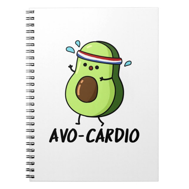Carnet Avocardio Drôle Exercice Pun Avocat  (Devant)