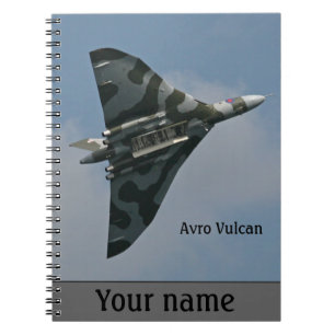 Carnet Avro Vulcan Bomber personnalisé