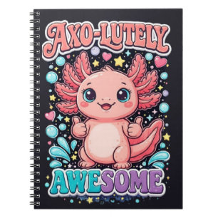 Carnet Axo-Lutely Incroyable Axolotl Mignon