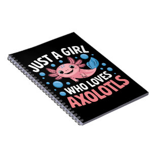 Carnet Axolotl Kawaii Juste Une Fille Qui Aime Les Axolot