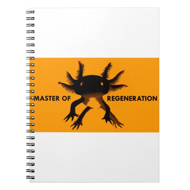 Carnet Axolotl orange (Devant)