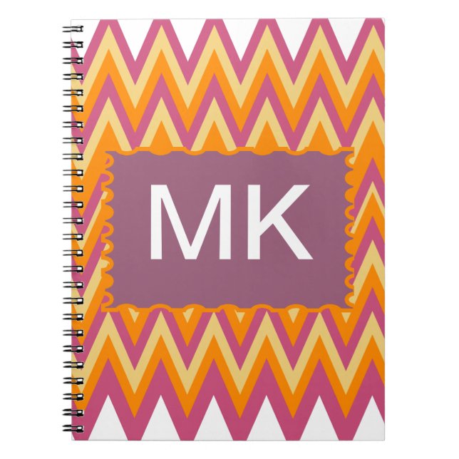 Carnet Aztec Tribal ZigZag (Devant)