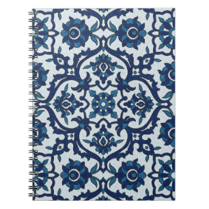 Carnet Azulejos Floral Carrelage Motif