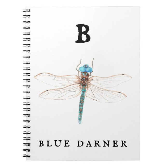 Carnet "B" Bleu Darner (Devant)