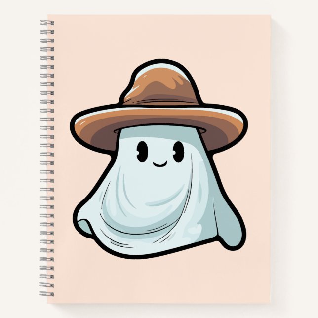 Carnet Baby Boo Cowboy Ghost Halloween Collection (Devant)