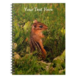 Carnet Baby Chipmunk Animal Nature Art