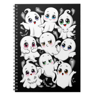Carnet Baby Ghosts Éffrayant mignon Halloween humeur