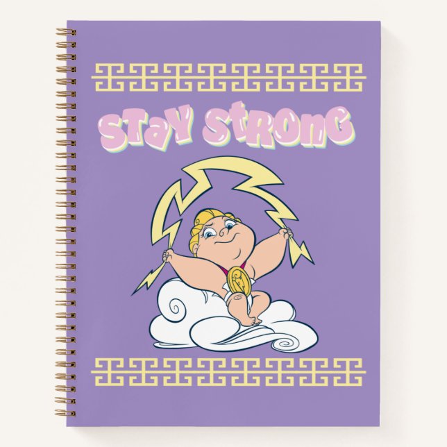 Carnet Baby Hercules - Stay Strong Notebook (Devant)