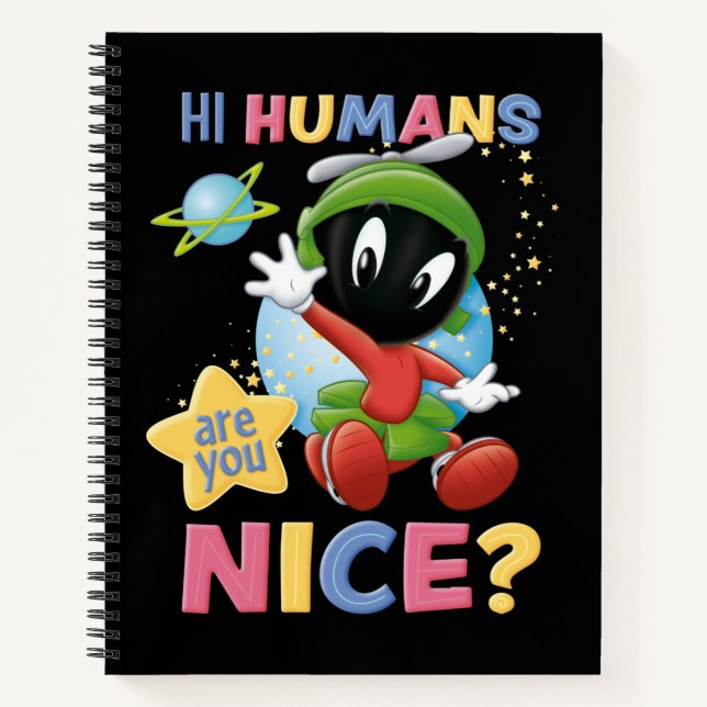 Carnet Baby MARVIN THE MARTIAN™| Hi Humans (Devant)