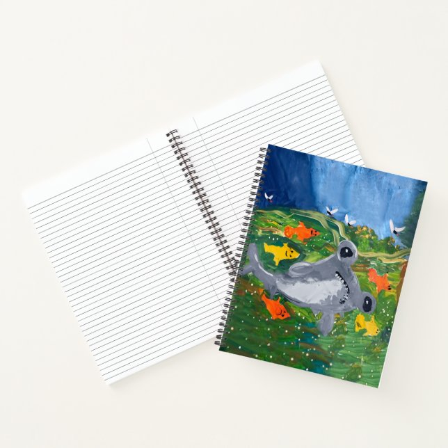 Carnet Baby Shark "Art by Kids" (Intérieur)