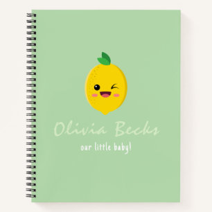 Carnet Baby shower Citrus Lemon