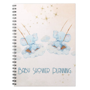 Carnet Baby shower Eléphant Twin