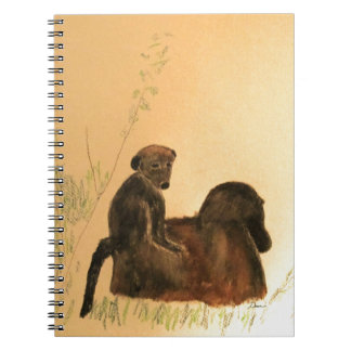 Carnet Baby-souris - Singes de la faune Primates
