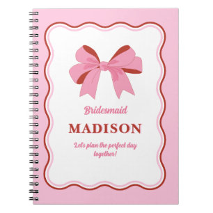 Carnet Bachelorette de femme de chambre rose