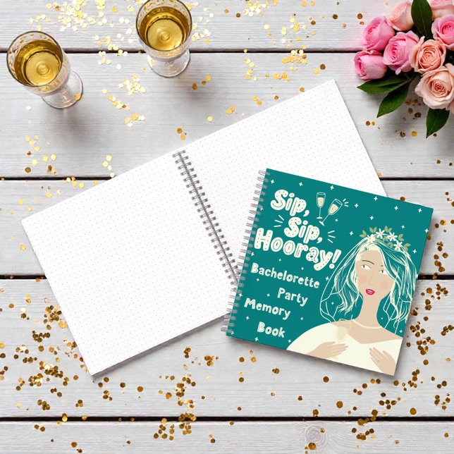 Carnet Bachelorette Party Memory Book | Spiral Notebook (Créateur téléchargé)