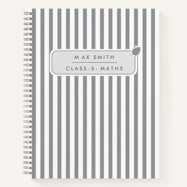 Carnet Back to School Days kids custom Spiral Notebook (Devant)