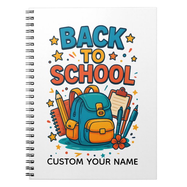 CARNET BACK TO YOUR SCHOOL (Devant)