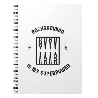 Carnet Backgammon, c'est mon super pouvoir