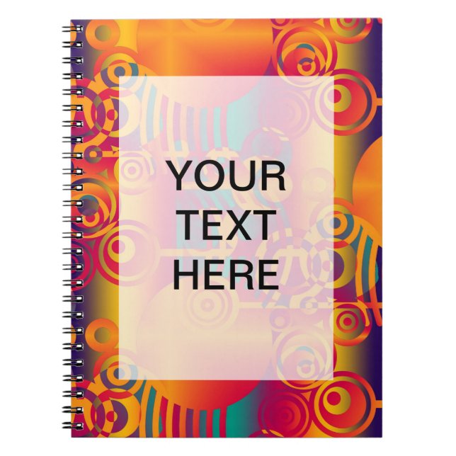 Carnet Background Composing - Modern Colorful Circle (Devant)