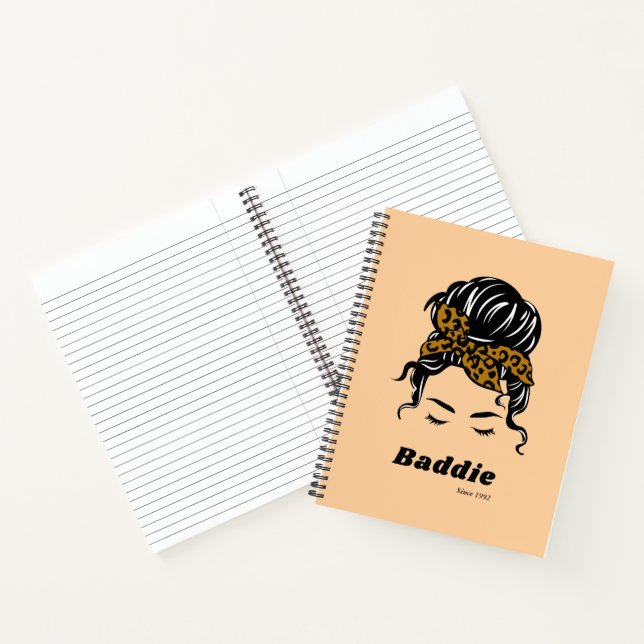 Carnet Baddie personnalisable (Intérieur)
