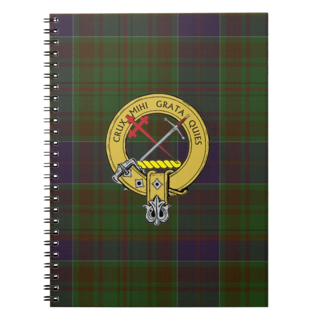 Carnet Badge Adams Tartan et Clan (Devant)