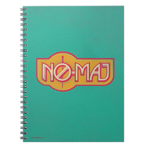 Carnet Badge rouge et jaune NO-MAJ™