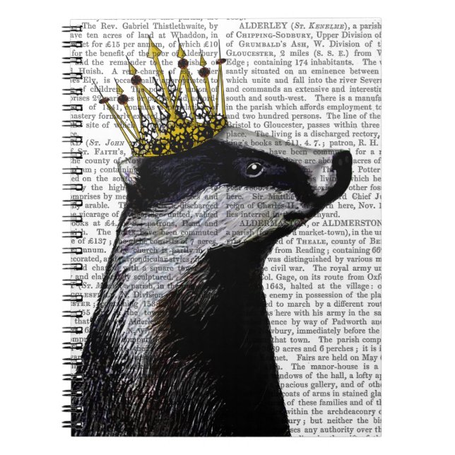 Carnet Badger King (Devant)