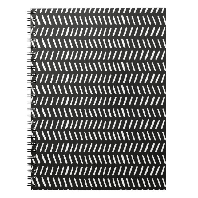 Carnet Baguette vintage Abstraite, horizontale sans joint (Devant)