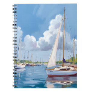 Carnet Baie des voiliers   Peinture aquarelle côtière